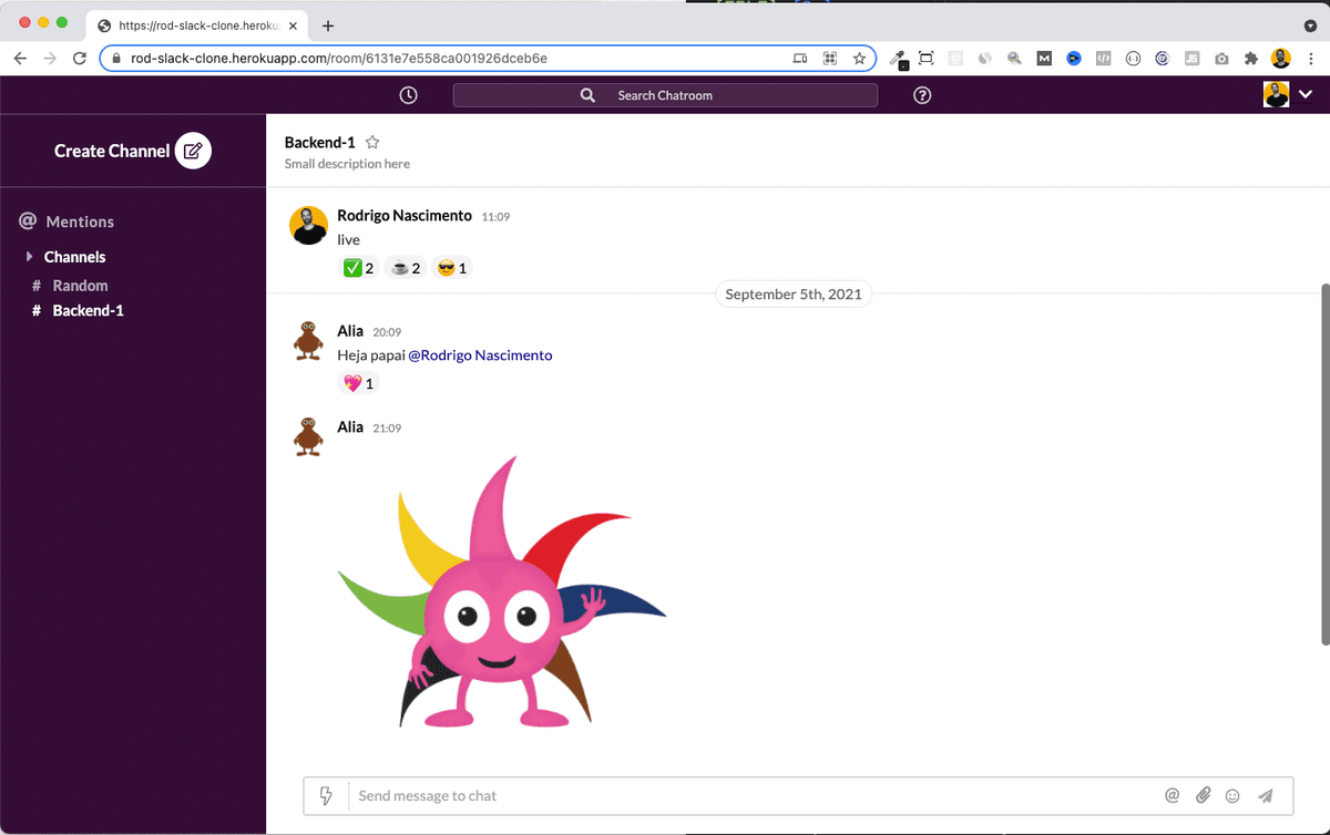 Live Chat web App